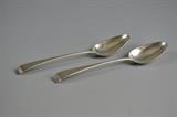 Antique Hallmarked Georgian Silver Table Spoons