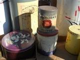 assorted tins