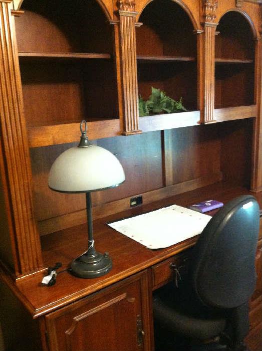 large desk/shelf unit