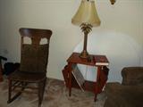 Sewing Rocker and magazine table