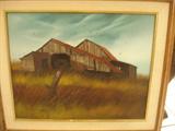 Signed Everett Woodson Oil with letter of Certification