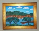 ORIGINAL OIL PAINTING BY THE HOME OWNER