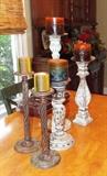 COLLECTION OF CANDLESTICKS