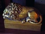 SLEEPING LION PAPERWEIGHT