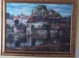 ORIGINAL OIL PAINTING IN THE NORMANDY STYLE
