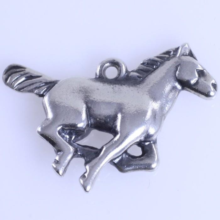Estate James Avery sterling silver horse charm: 15/16", 3.3 gms