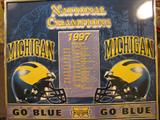 1997 framed U of M national championship