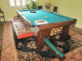 1917 Brunswick-Balk-Collender Monarch Cushion Convertable Pool Table