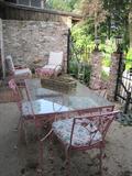 Vintage metal patio furniture