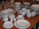  Mid-Century Tempo by Meito, Japan, dinnerware, 12 place settings