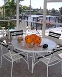 patio table and chairs