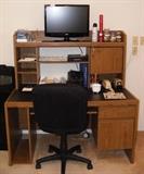 computer desk and chair