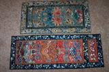 embroidered Chinese silk panels