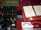 a great collection of rings and necklaces and bangles and more