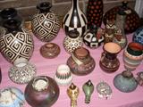 art pottery and Native American pottery - large collection