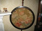 antique fireplace screen