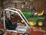 Go Kart & John Deere tractor