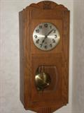 wall clock with Winchester chimes