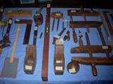 lots of antique woodworking tools