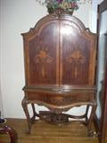 cabinet matched to banquet dining room suite