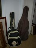 Washburn Acoustic guitar (like new) and E.R. Pfretzschner Cello (lovingly cared for)