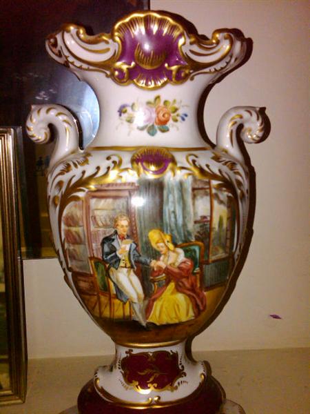 porcelain Viennese vase, 19th Century