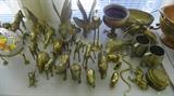 Lots of brass animals