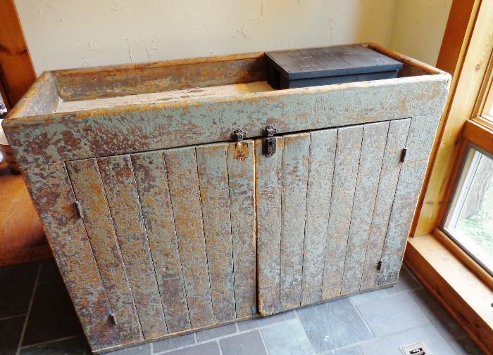 Nice larger primitive dry sink