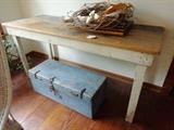 Primitive table and tool box