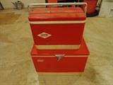 Red Coleman coolers