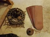 Cast iron ceiling fan