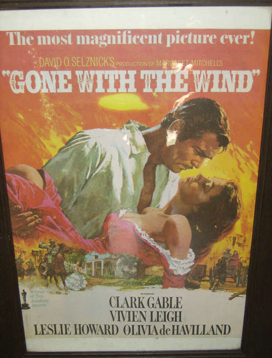 1970's "Gone with the Wind" Poster
