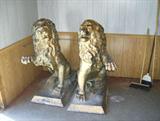 3' gold aluminum lions