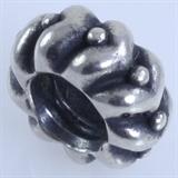 Estate Pandora sterling silver spacer bead: 3/8", 1.6 gms
