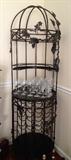 Beautiful iron wine rack
