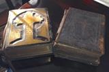 Two antique Bibles