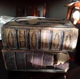 Magnificent, leather bound