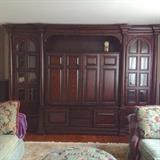 Beautiful massive Hooker wall unit