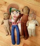 Antique well loved toys