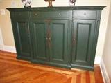 FRENCH COUNTRY OLIVE/BLACK WEATHERED SIDE BOARD  HABERSHAM PLANTATION FURNITURE COMPANY
