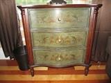 PAINTED CHEST
3 DRAWER - SINGLE PULL
