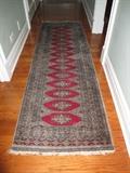 BOKKARA HALL RUNNER
 PAKISTAN HAND KNOTTED        100% WOOL PILE
