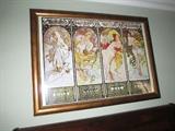 4 SEASONS FRAMED PRINT
ALPHONSE MUCHA

