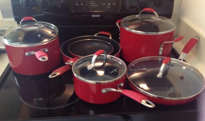 Set of Caphalon Non-Stick Pots and Pans