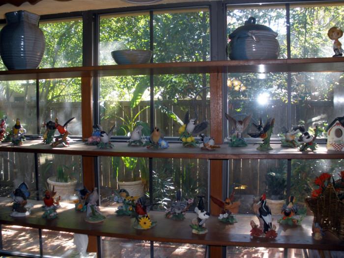 Nice porcelain collection of Lenox birds.