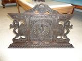 Intricately carved wall décor from Butan