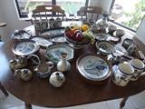 Impressive collection of Mexican dinnerware by Ken Edwards   Very hard to get pieces