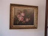 Antique Victorian oil on canvas