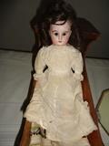 Antique German leather doll