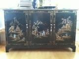 Asian, lacquer credenza/buffet